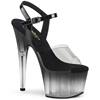 Pleaser - ADORE708T2 Ankle strap sandal, Pole dance shoes - Pole dance shoes - Black/Transparent Product image